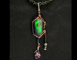 Custom Ammolite Pendant