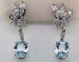 Custom Aquamarine Earrings