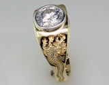 Custom Diamond Dragon Ring